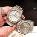 Copy Audemars Piguet Royal Oak Lady Watches Ss Diamond-set w Quartz